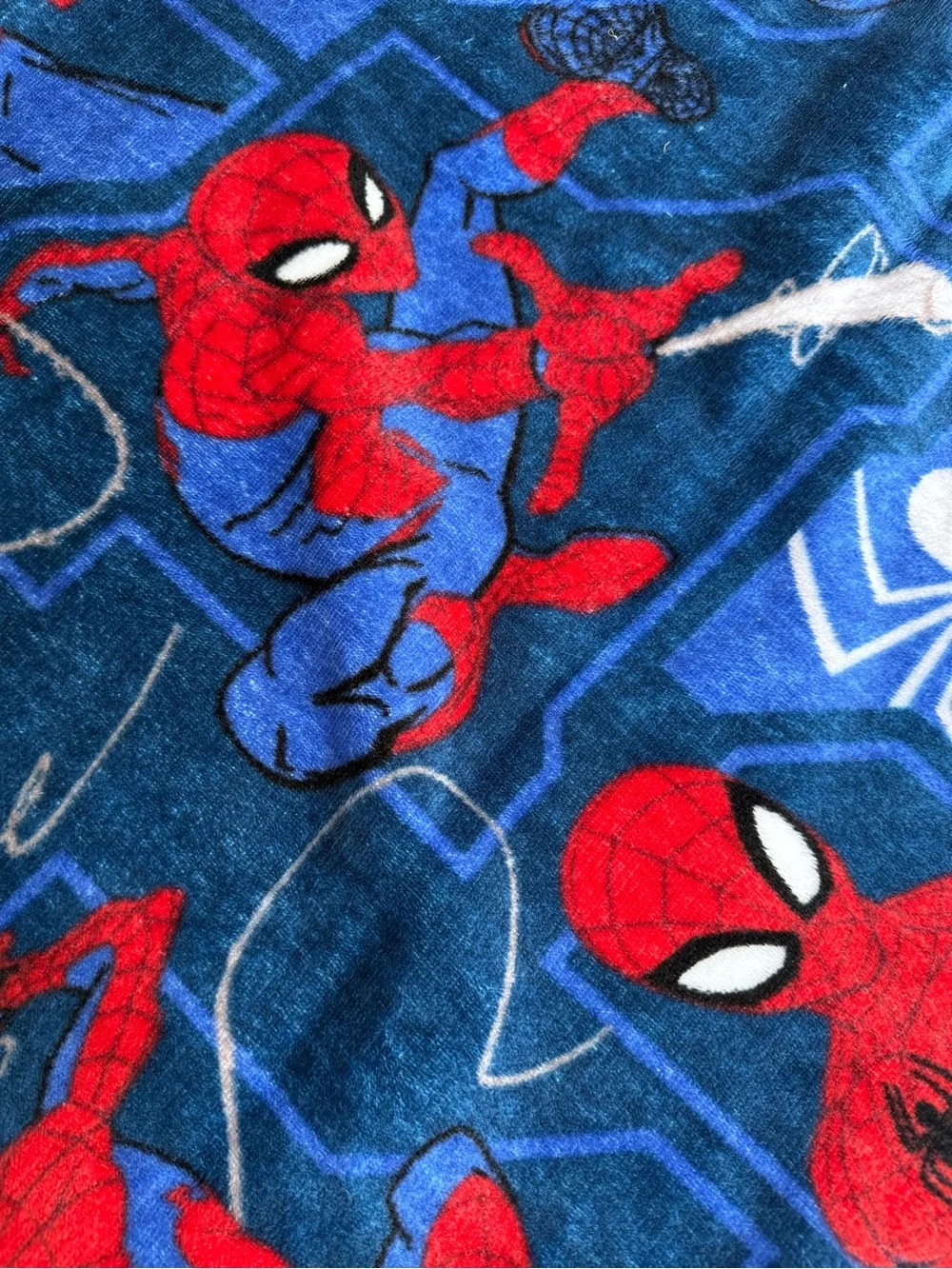 Northwest Red & Blue Spider-Man Plush Throw